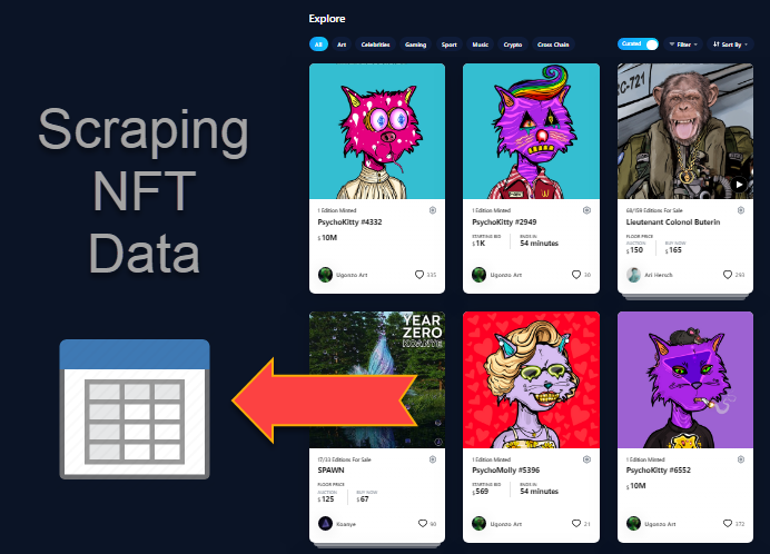 Scraping NFT Marketplace Data