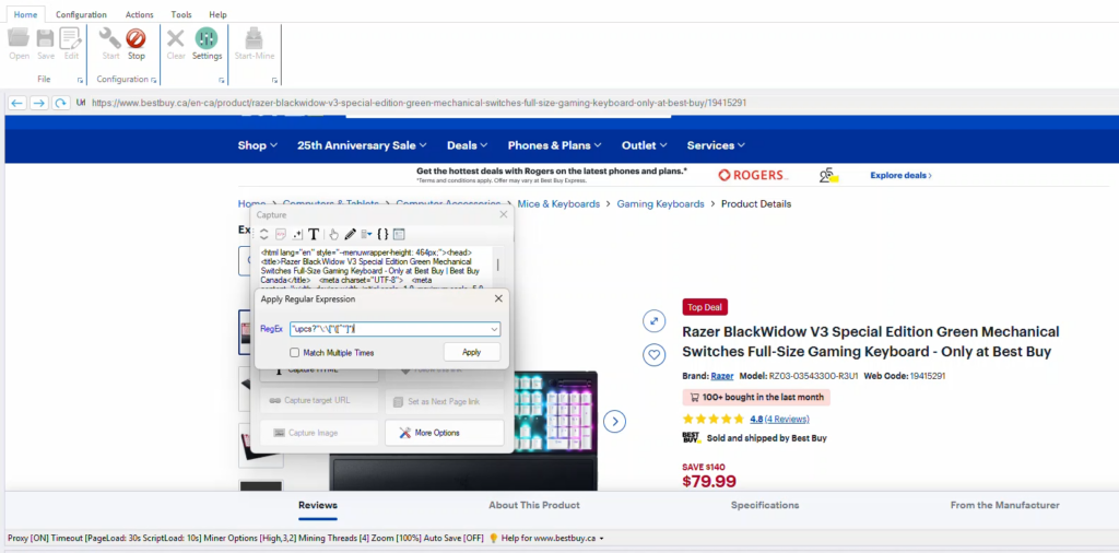 Scraping Product UPC from HTML