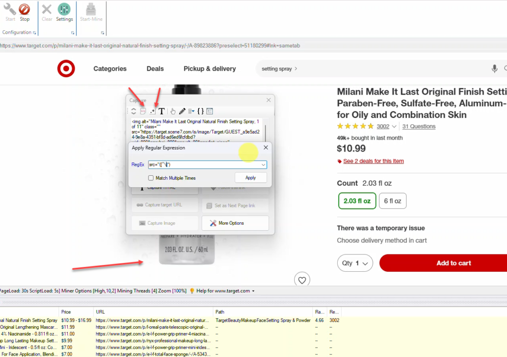 scraping target.com product images